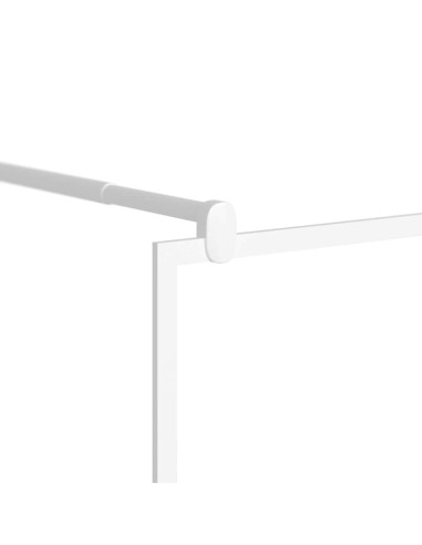 Parete per Doccia Walk in 80x195 cm in Vetro ESG Bianco