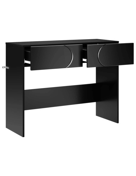 Tavolo consolle Nero 96,5 x 38 x 75 cm Legno ingegnerizzato