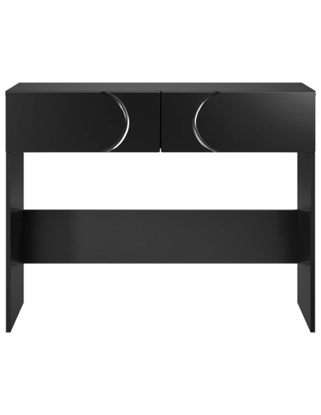 Tavolo consolle Nero 96,5 x 38 x 75 cm Legno ingegnerizzato