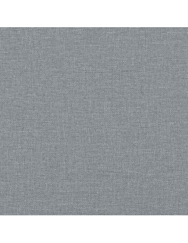 Letto a molle con testiera Grigio chiaro 140 x 200 cm Tessuto