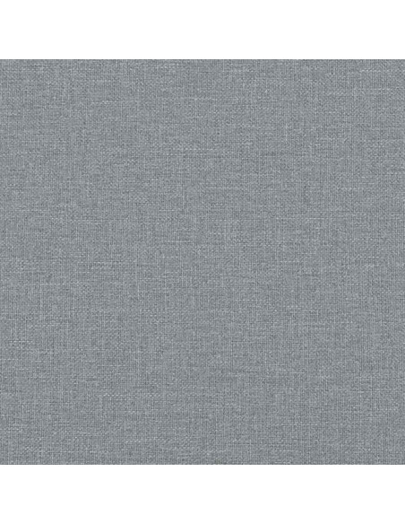 Letto a molle con testiera Grigio chiaro 140 x 200 cm Tessuto
