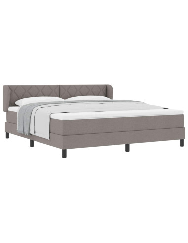 Letto a molle con testiera Talpa 180 x 200 cm Tessuto