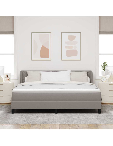 Letto a molle con testiera Talpa 180 x 200 cm Tessuto