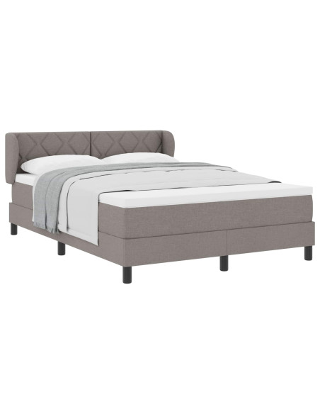 Letto a molle con testiera Talpa 140 x 200 cm Tessuto