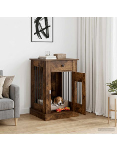 Mobile da cassa per cani Rovere Fumo 50 x 47,5 x 80 cm