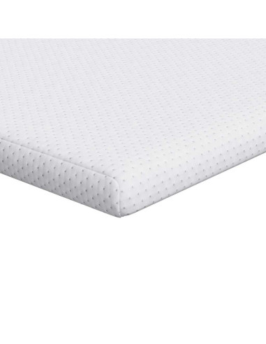 Topper per materasso Bianco 200 x 200 cm Tessuto Jacquard