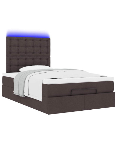 Struttura Letto Pouf con Materasso 120x200 cm in Tessuto
