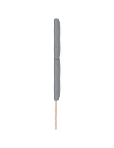 Testiera regolabile in altezza Grigio chiaro 200 cm Tessuto