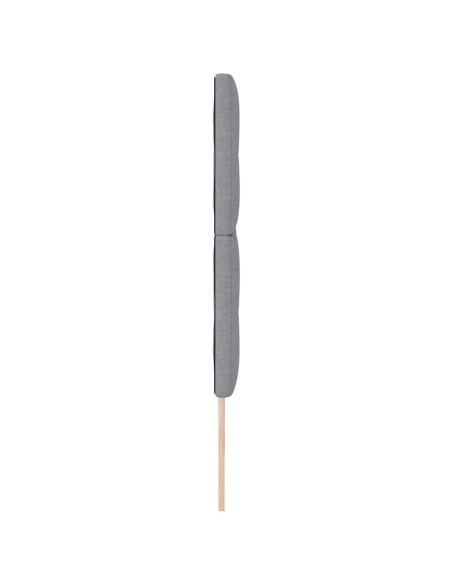 Testiera regolabile in altezza Grigio chiaro 200 cm Tessuto