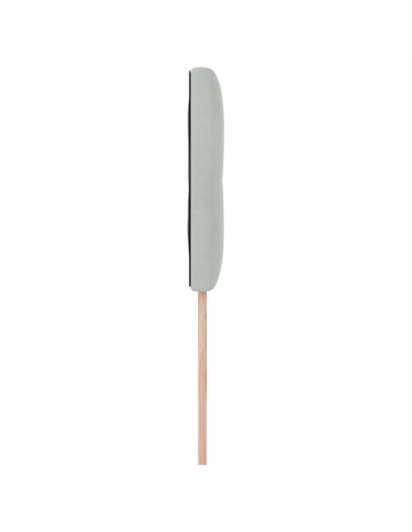 Testiera Grigio chiaro 80 cm Velluto