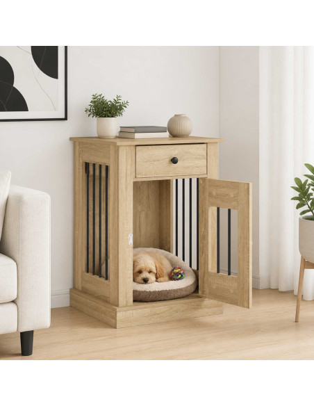 Mobile da cassa per cani Rovere Sonoma 50 x 47,5 x 80 cm