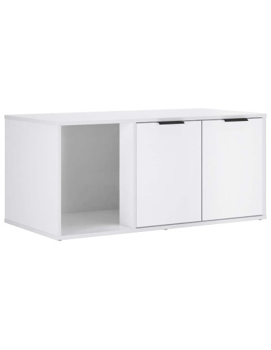 Mobile per gatti Bianco 100 x 49 x 45 cm Legno ingegnerizzato
