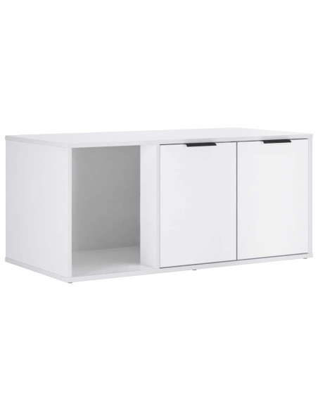 Mobile per gatti Bianco 100 x 49 x 45 cm Legno ingegnerizzato
