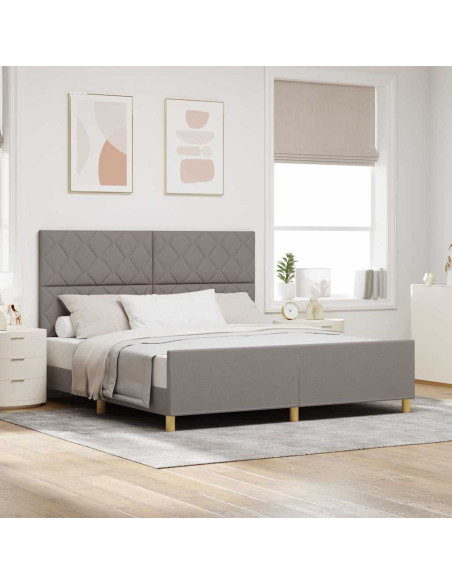Struttura del letto con testiera Talpa 180 x 200 cm Tessuto