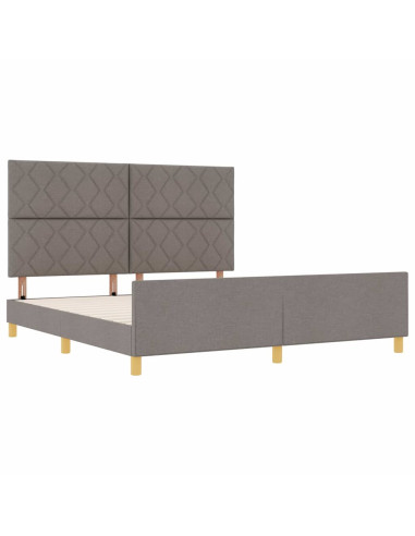 Struttura del letto con testiera Talpa 180 x 200 cm Tessuto