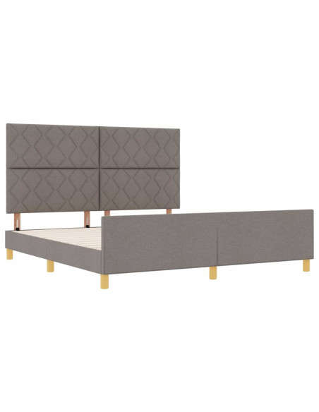 Struttura del letto con testiera Talpa 180 x 200 cm Tessuto