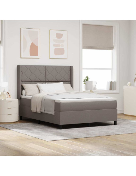 Letto a molle con cuscino Talpa 190 x 140 cm Tessuto