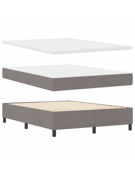 Letto a molle con cuscino Talpa 190 x 140 cm Tessuto
