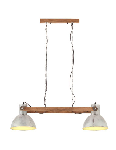 Lampada a Sospensione Industriale 25 W Argento 109 cm E27