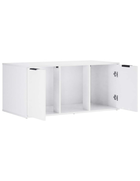 Mobile per gatti Bianco 100 x 49 x 45 cm Legno ingegnerizzato