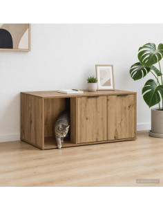Mobile per gatti Rovere Artigianale 100 x 49 x 45 cm