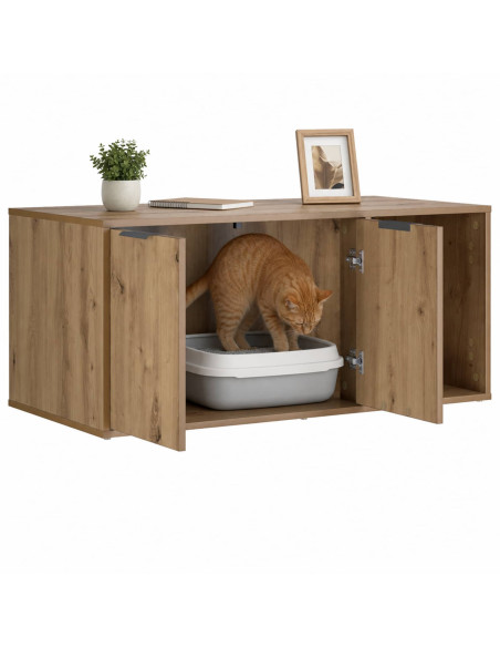 Mobile per gatti Rovere Artigianale 100 x 49 x 45 cm