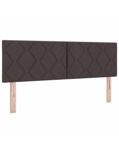 Testiera LED Grigio chiaro 160 cm Tessuto 2