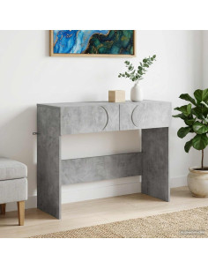 Tavolo consolle Grigio Cemento 96,5 x 38 x 75 cm