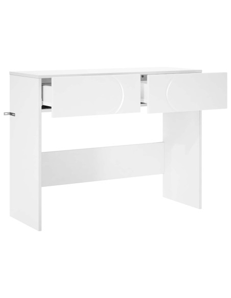 Tavolo consolle Bianco 96,5 x 38 x 75 cm Legno ingegnerizzato