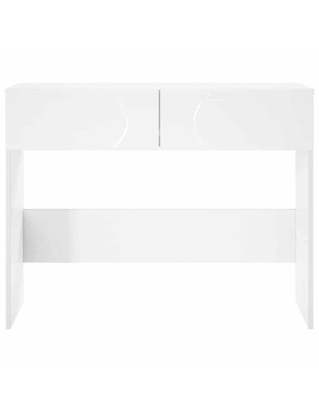 Tavolo consolle Bianco 96,5 x 38 x 75 cm Legno ingegnerizzato