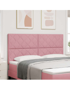 Testiera LED Rosa 180 cm Velluto