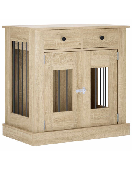 Mobile da cassa per cani Rovere Sonoma 80 x 47,5 x 80 cm