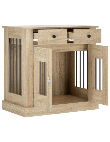 Mobile da cassa per cani Rovere Sonoma 80 x 47,5 x 80 cm