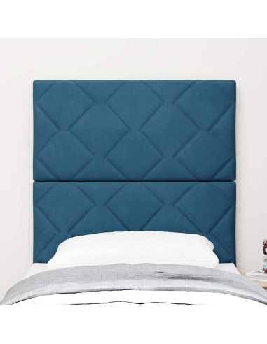 Testiera Blu Scuro 80 cm Velluto