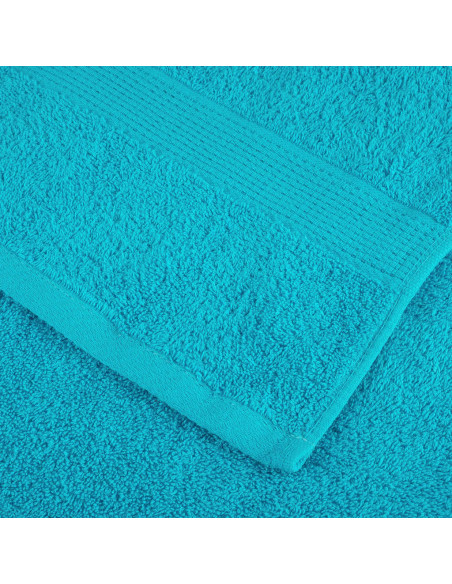 Asciugamani Premium SOLUND 2pz Turchesi 100x200cm 600 g/m²