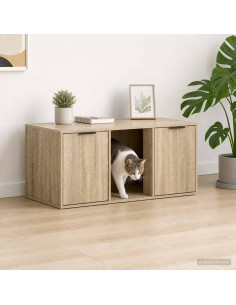 Mobile per gatti Rovere Sonoma 100 x 49 x 45 cm