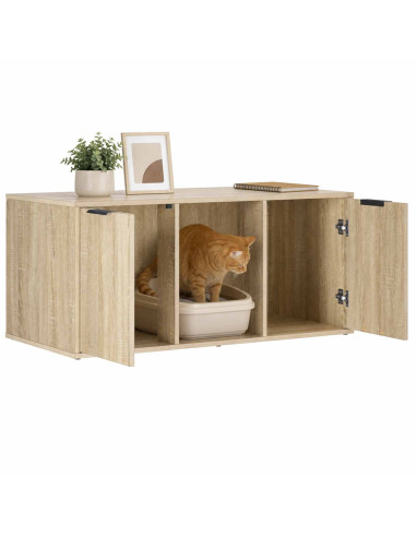 Mobile per gatti Rovere Sonoma 100 x 49 x 45 cm