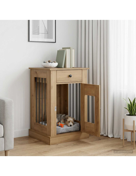 Mobile da cassa per cani Rovere Artigianale 50 x 47,5 x 80 cm