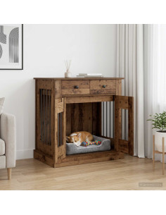 Mobile da cassa per cani Legno antico 80 x 47,5 x 80 cm