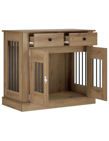 Mobile da cassa per cani Rovere Artigianale 90 x 47,5 x 80 cm