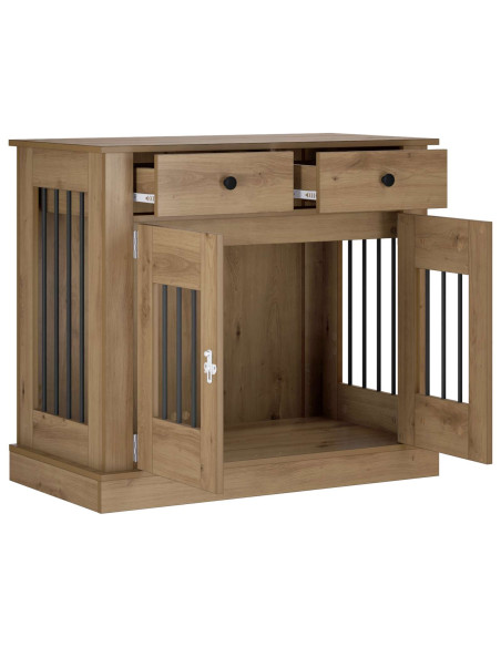 Mobile da cassa per cani Rovere Artigianale 90 x 47,5 x 80 cm