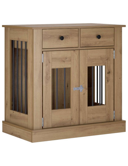 Mobile da cassa per cani Rovere Artigianale 80 x 47,5 x 80 cm