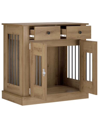 Mobile da cassa per cani Rovere Artigianale 80 x 47,5 x 80 cm