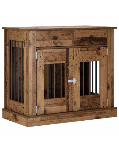 Mobile da cassa per cani Legno antico 90 x 47,5 x 80 cm