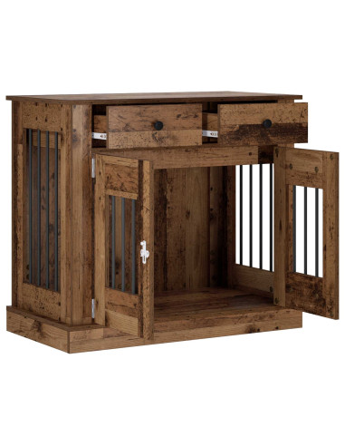 Mobile da cassa per cani Legno antico 90 x 47,5 x 80 cm