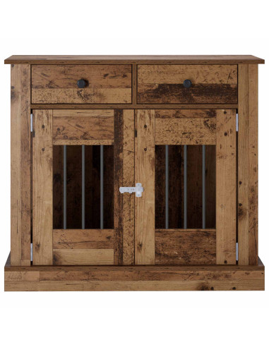 Mobile da cassa per cani Legno antico 90 x 47,5 x 80 cm
