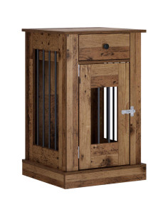 Mobile da cassa per cani Legno antico 50 x 47,5 x 80 cm 2