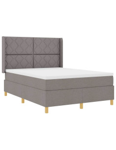 Letto a molle con strisce LED Talpa 140 x 200 cm Tessuto 2