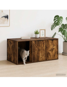 Mobile per gatti Rovere Fumo 100 x 49 x 45 cm