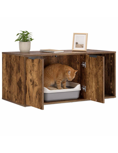 Mobile per gatti Rovere Fumo 100 x 49 x 45 cm